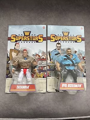 Buy New Wwe Big Boss Man & Tatanka Superstars Mattel Wrestling Figures • 65.99£