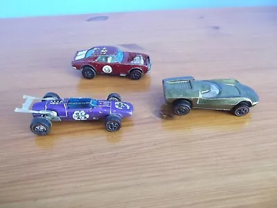 Buy 3 1960's Hot Wheels Redlines - TurboFire, Heavy Chevy + Indy Eagle • 21.99£