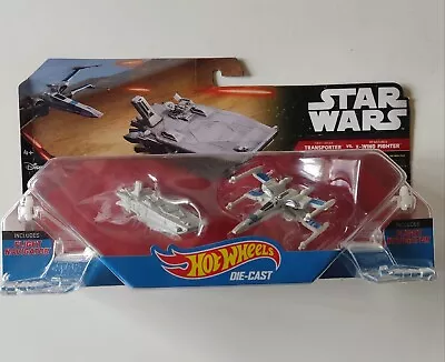 Buy Hot Wheels Star Wars Die-cast Transporter Vs X-wing Fighter   • 9.99£