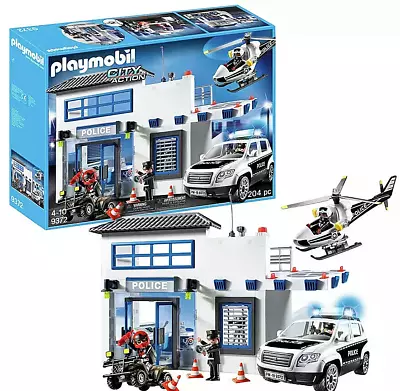 Buy PLAYMOBIL 9372 City Action Police Station Playset & Vehicles New Kids Xmas Toy • 89.99£