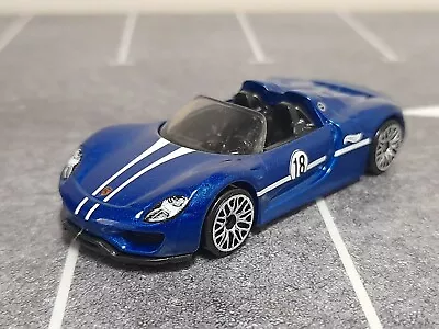 Buy Hot Wheels Porsche 918 Spyder Blue Giftpack Exclusive Colour 1/64 New Loose • 5.99£