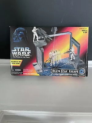 Buy STAR WARS Power Of The Force DEATH STAR ESCAPE By Kenner 1996 With Box - New • 15£