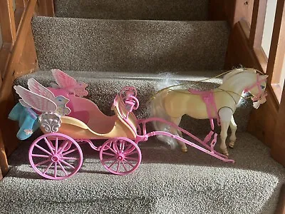Buy Barbie Vintage 90s Songbird Horse Carriage Bundle Rare • 35£