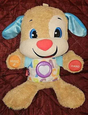 Buy Fisher Love To Play Plush Puppy Dog 2007 Laugh & Learn C6325 Stuffed Toy • 8£