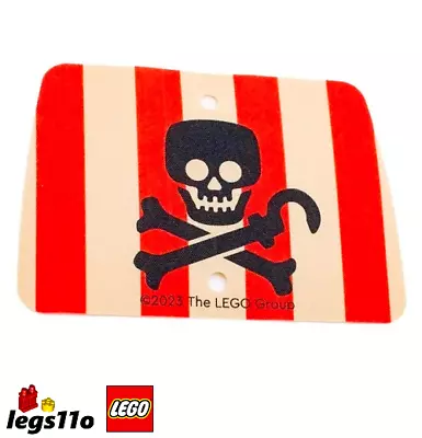 Buy LEGO Pirate Ship Sail With Skull & Crossbones 7cm X 5cm NEW 103913 • 3.95£