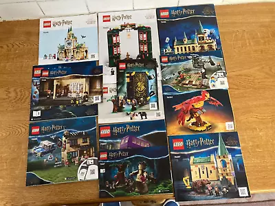 Buy Lego- Harry Potter  Instruction Booklets Only *a Bundle Of 13 X Different* • 11.50£