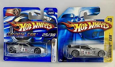 Buy 2006 1/64 HOT WHEELS First Editions Chevrolet Corvette C6R X 2 Versions Mint Car • 7.99£