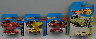 Buy Hot Wheels Japanese Performance Cars X4 Cr-x, 370z, Fairlady 2000, Rx-7 New Lot6 • 16.99£