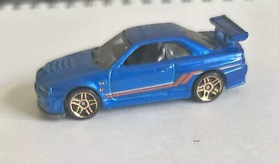 Buy Hot Wheels Nissan Skyline GT-R R34 2014 Factory Error See Pictures-mint 😎 • 15.99£