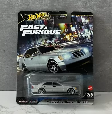 Buy Hot Wheels Mercedes Benz 500 SEL - Fast And Furious Premium • 9.99£