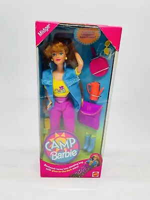 Buy 1993 Barbie Camp Midge Made In Indonesia NRFB • 185.47£