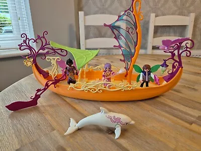 Buy Playmobil 9133 Fairy Enchanted Floating Boat With Dolphin • 12.50£