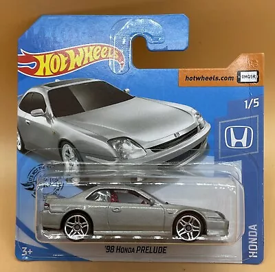 Buy Hot Wheels 1/5 Honda '98 Prelude 166/250 Silver 2020 New SHORT CARD HONDA GHB55 • 7.99£