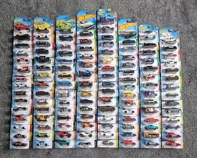 Buy Hot Wheels Massive Job Lot Bundle Of 117 On Cards In Mint Condition Rare  • 132£