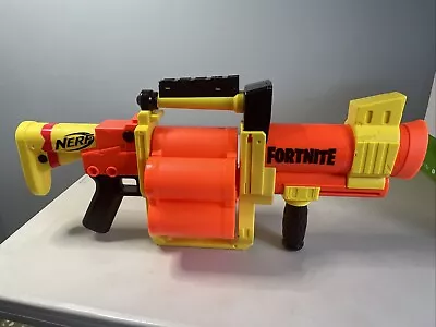 Buy Nerf Fortnite GL Grenade Rocket Launcher - 6 Rocket Drum Firing Blaster • 15£