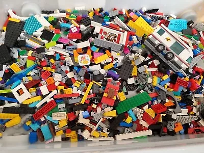 Buy LEGO 2kg LOOSE MIXED BUNDLE PARTS Building Bricks Starwars Marvel Base Plate 308 • 16£