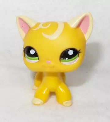 Buy Littlest Pet Shop Pet Shop Lps #2194 Hasbro European Cat Yellow Eyes Green • 29.24£