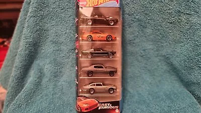 Buy HOT WHEELS 5 Pack FAST AND FURIOUS Aston Dodge Supra Chevelle Mustang New Boxed • 14.99£