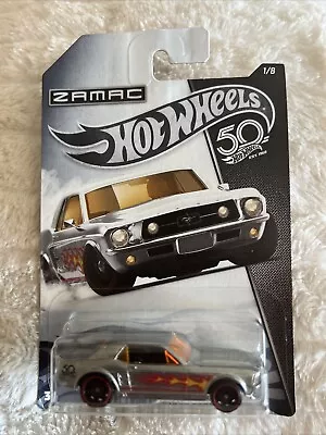 Buy Hot Wheels Zamac 50th Anniversary - '67 Ford Mustang Coupe Car • 4.93£