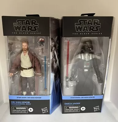 Buy Star Wars Darth Vader Obi- Wan Kenobi Figure Black Series Figure NEW UK • 44.99£