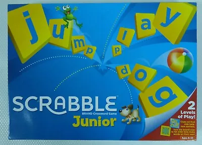 Buy Scrabble Junior 2 Levels Of Play Crossword Game Age 6-10 • 2.99£