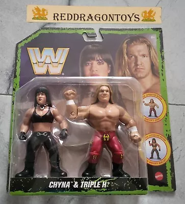 Buy Wwe Mattel Retro Dx Hhh Triple H & Chyna Wrestling Figure New Sealed Hasbro • 34.99£