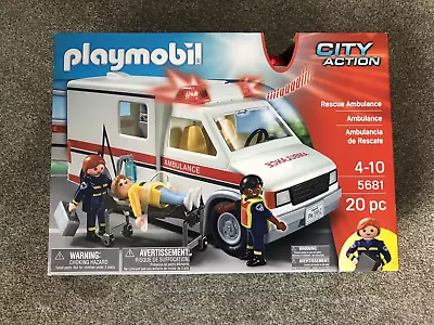 Buy RESCUE AMBULANCE From PLAYMOBIL  5681 - CITY ACTION • 26.99£