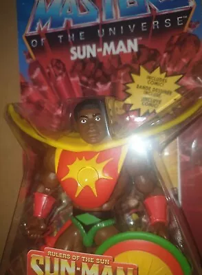 Buy Sun Man Action Figure - Masters Of The Universe Origins 5.5  He-man Mattel - New • 10£