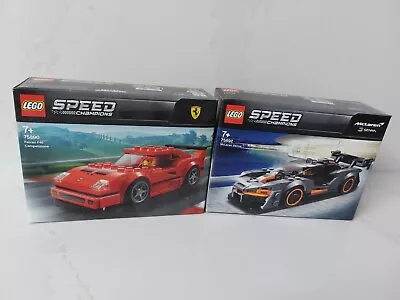 Buy LEGO SPEED CHAMPIONS:Ferrari F40 Competizione(75890) & McLaren Senna(75892) NEW • 40£