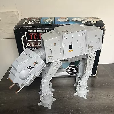 Buy Vintage Star Wars Kenner AT-AT Walker In Original Box In Great Condition RARE • 249.95£