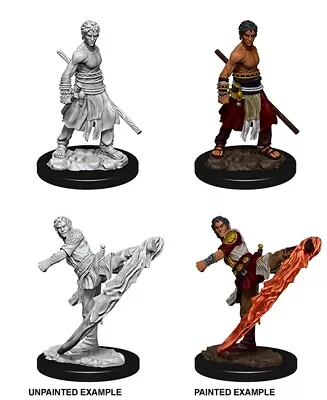 Buy Dungeons & Dragons Unpainted Miniatures: W10 Male Half-Elf Monk • 9.33£