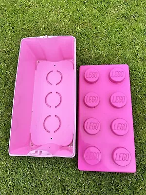 Buy LEGO Pink 8 Stud Storage Box • 15£