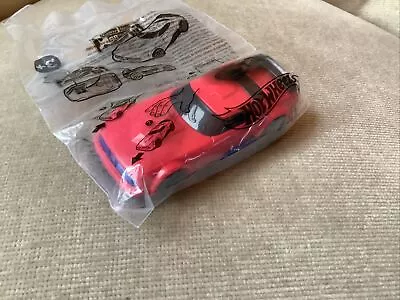 Buy Hot Wheels Burger King Red Toy Car With Glow In The Dark Stickers • 4.50£