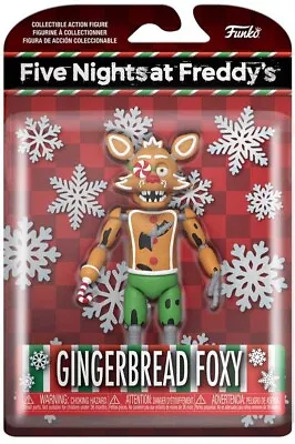 Buy Five Nights At Freddys FNAF Holiday Gingerbread Foxy Figure Funko Brand NEW UK • 17.49£