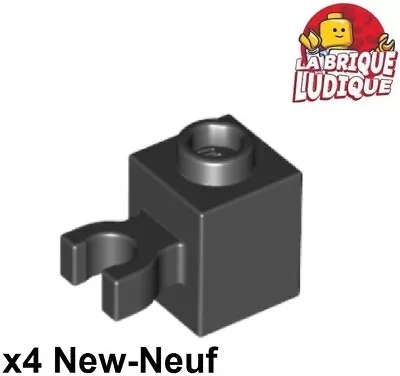 Buy LEGO 4x Brick Modified 1x1 Vertical O Clip Pliers Black/Black 30241b New • 1.49£