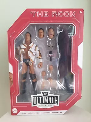 Buy Wwe Mattel Ultimate Edition The Rock Target Legends Figure Exclusive Extra Shirt • 59.99£