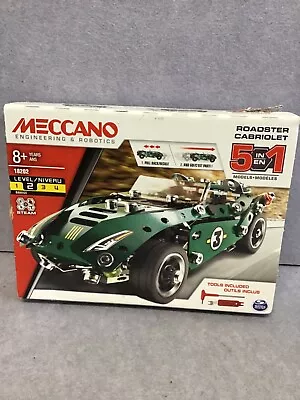 Buy Meccano Rally Racer 1 Model Set With Electric Motor Cabriolet Kit 174 Pcs T5521 • 10£