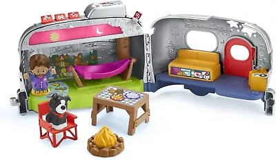 Buy Fisher-Price Little People Light-Up Learning Camper Multilanguage Edition, 2-in- • 62.30£