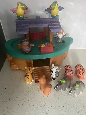 Buy Fisher Price Little People Noah's Ark With Noah Boat And Animals Figures Bundle • 8£