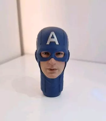 Buy 2012 Hot Toys MMS563 1/6 HEAD Of Captain America ORIGINAL  • 59.69£