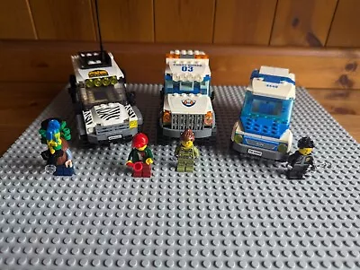 Buy Lego City Vehicles Bundle 3 Random Coastguard, Police & Safari +4  Minifigures   • 12.99£