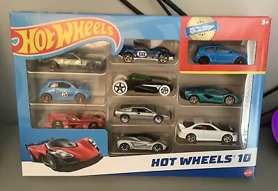 Buy Mattel Hot Wheels 10 Pack Set Mixed Cars Birthday Christmas Gift • 18.99£