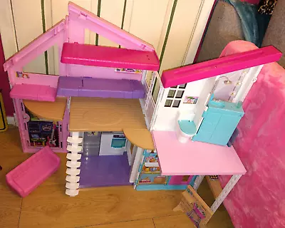 Buy Barbie Malibu House Playset Dreamhouse & Furniture • 40£