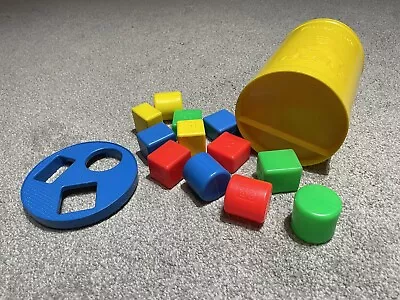 Buy Vintage Fisher Price First Blocks Shape Sorter Toy • 9.99£