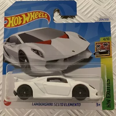 Buy Hot Wheels Lamborghini Sesto Elemento (White) 1:64 Mattel Diecast • 5£
