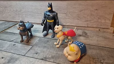 Buy Fisher Price DC League Of Super Pets Bundle - Batman, Ace, And Krypto • 8.95£