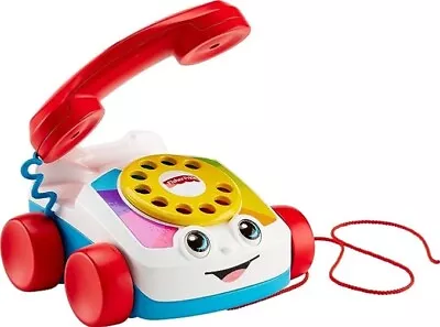 Buy Fisher-Price Toddler Pull Toy Chatter Telephone Pretend Phone With Rotary Dial • 10.99£