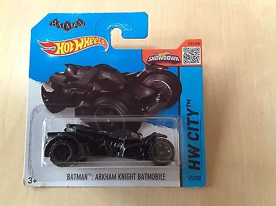 Buy Hot Wheels New Toy Model Car 61/250 Batman Arkham Knight Batmobile Black Sealed • 6.95£