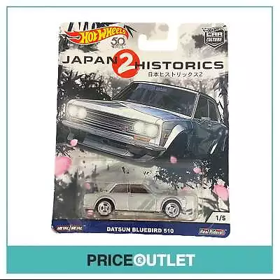 Buy Hot Wheels Japan Historics 2 - Datsun Bluebird 510 (Silver) - Damaged Box • 29.99£