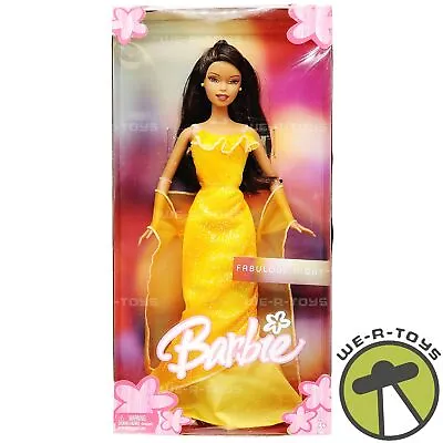 Buy Barbie Fabulous Night Doll African American Yellow Dress 2005 Mattel H8573 NRFB • 46.22£